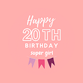 20th birthday