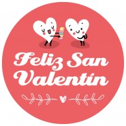Red sweet San Valentín