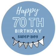 70h birthday boy