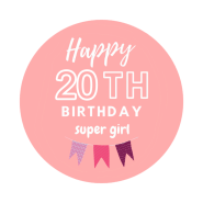 20h birthday girl